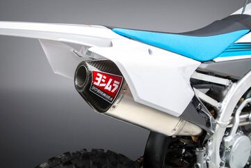 Yoshimura / ヨシムラ USA YZ250F 14-18/ YZ250Fx/Wr250F 15-18 RS-4 Stainless Slip-On Exhaust, W/ Aluminum Muffler | 231012D320