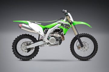 Yoshimura / ヨシムラ USA KX450F 19-23 RS-4 Stainless Slip-On Exhaust, W/ Aluminum Muffler | 244722D320