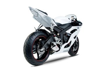 Yoshimura / ヨシムラ USA YZF-R6V 06-16 TRS Stainless Slip-On Exhaust, W/ Stainless Muffler | 1362265