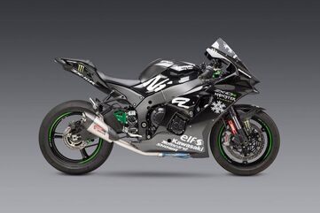 Yoshimura / ヨシムラ USA ZX-10R/Rr 21-23 Race At2 Stainless 3/4 Exhaust, W/ Stainless Muffler | 14183CP520