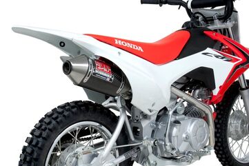 Yoshimura / ヨシムラ USA CRF110F 13-18 RS-2 Stainless Full Exhaust, W/ Carbon Fiber Muffler | 221100B250