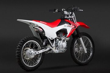 Yoshimura / ヨシムラ USA CRF125F 14-18 RS-2 Stainless Full Exhaust, W/ Carbon Fiber Muffler | 221200B250