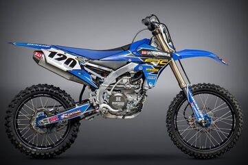 Yoshimura / ヨシムラ USA YZ450F 14-17 RS-4 Stainless Full Exhaust, W/ Aluminum Muffler | 234810D321