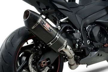 Yoshimura / ヨシムラ USA GSX-R1000 12-16 R-77 Stainless Slip-On Exhaust, W/ Carbon Fiber Muffler | 1118120220