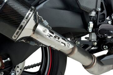 Yoshimura / ヨシムラ USA GSX-R1000 12-16 R-77 Stainless Slip-On Exhaust, W/ Carbon Fiber Muffler | 1118120220
