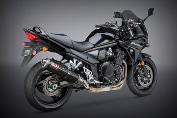 Yoshimura / ヨシムラ USA GSF/GSX1250Fa 07-16 TRS Stainless Slip-On Exhaust, W/ Carbon Fiber Muffler | 1126262