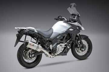 Yoshimura / ヨシムラ USA V-Strom 650 17-22 Race R-77 Stainless 3/4 Exhaust, W/ Stainless Muffler | 11621C0520