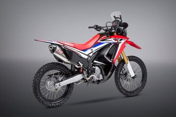 Yoshimura / ヨシムラ USA CRF250L/Rally 17-20 Race RS-4 Stainless Full Exhaust, W/ Stainless Muffler | 123400D520