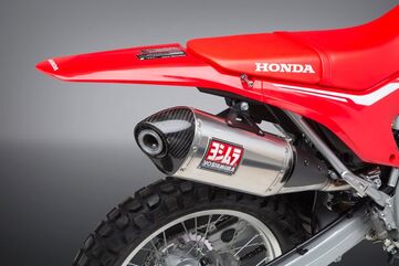 Yoshimura / ヨシムラ USA CRF250L/Rally 17-20 Race RS-4 Stainless Slip-On Exhaust, W/ Stainless Muffler | 123402D520