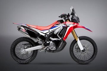 Yoshimura / ヨシムラ USA CRF250L/Rally 17-20 Race RS-4 Stainless Slip-On Exhaust, W/ Stainless Muffler | 123402D520