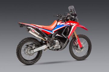 Yoshimura / ヨシムラ USA CRF300L/Rally 21-22 Race RS-4 Stainless Full Exhaust, W/ Stainless Muffler | 123410D520