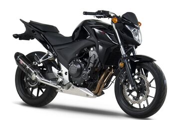 Yoshimura / ヨシムラ USA CBR500R/Cb500F 13-15 R-77 Stainless Slip-On Exhaust, W/ Carbon Fiber Muffler | 1250020220