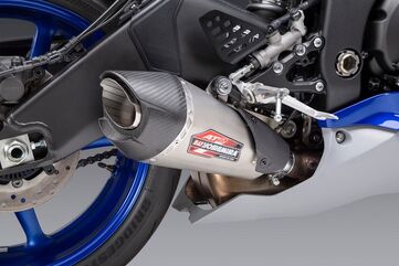 Yoshimura / ヨシムラ USA YZF-R6V 06-20 At2 Stainless Slip-On Exhaust, W/ Stainless Muffler | 13630BP521