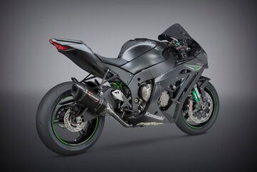 Yoshimura / ヨシムラ USA ZX-10R/Rr 16-20 Race Alpha Stainless 3/4 Exhaust, W/ Carbon Fiber Muffler | 141824M220