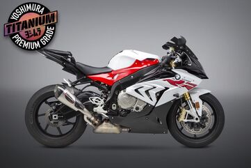 Yoshimura / ヨシムラ USA S1000RR 17-19 Alpha T Slip-On Titanium Exhaust, W/ Titanium Muffler | 15203MP720