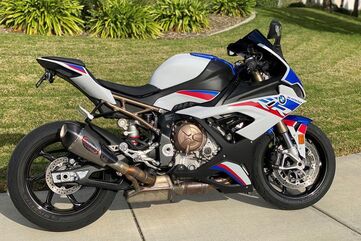 Yoshimura / ヨシムラ USA S1000RR 20-21 Street Alpha T Slip-On Titanium Exhaust, W/ Titanium Muffler | 15204MP720