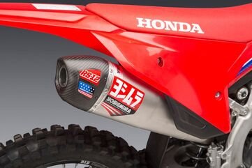 Yoshimura / ヨシムラ USA CRF250R/Rx 22-23 RS-12 Stainless Slip-On Exhaust, W/ Stainless Muffler | 228452S320