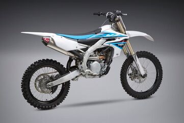 Yoshimura / ヨシムラ USA YZ250F 19-22 / YZ250Fx 20-22 / Wr250F 20-22 RS-4 Stainless Slip-On Exhaust, W/ Aluminum Muffler | 231022D320