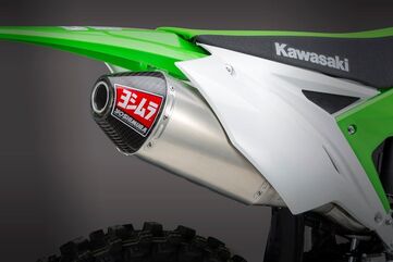 Yoshimura / ヨシムラ USA KX250F 17-20 RS-4 Stainless Full Exhaust, W/ Aluminum Muffler | 242930D320