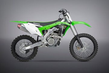 Yoshimura / ヨシムラ USA KX250F 17-20 RS-4 Stainless Full Exhaust, W/ Aluminum Muffler | 242930D320