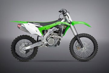 Yoshimura / ヨシムラ USA KX250F 17-20 RS-4 Stainless Full Exhaust, W/ Aluminum Muffler | 242930D320