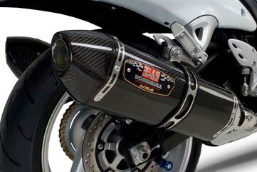 Yoshimura / ヨシムラ USA Hayabusa 08-20 R-77 Stainless Slip-On Exhaust, W/ Carbon Fiber Mufflers | 1121202