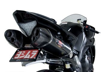 Yoshimura / ヨシムラ USA YZF-R1 09-14 TRC-D Stainless Slip-On Exhaust, W/ Carbon Fiber Mufflers | 1314212