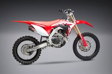 Yoshimura / ヨシムラ USA CRF450R/Rx 17-20 / CRF450R-S 2022 RS-9T Stainless Full Exhaust, W/ Stainless Mufflers | 225840R520