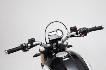 SW-MOTECH / SWモテック GPS マウント ハンドルバー用. －ブラック－ Ducati スクランブラー 1100 Sport (18-). | GPS.22.895.10000/B