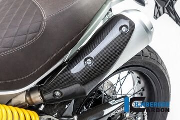 ILMBERGER / イルムバーガーカーボンパーツ エキゾーストプロテクション 左 グロス Ducati Scrambler 1100 from 2017 | AHL.001.DS11G.K