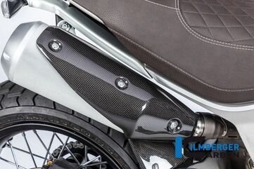ILMBERGER / イルムバーガーカーボンパーツ エキゾーストプロテクション 右 グロス Ducati Scrambler 1100 from 2017 | AHR.002.DS11G.K