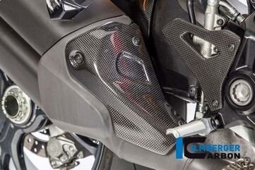 ILMBERGER / イルムバーガーカーボンパーツ エキゾーストプロテクター グロス Ducati Monster 1200R | AHS.004.MR12G.K