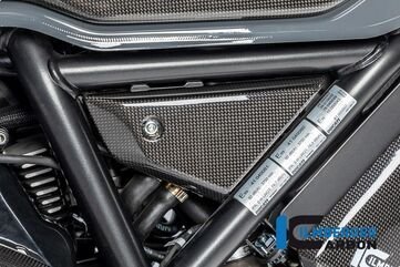 ILMBERGER / イルムバーガーカーボンパーツ フレームアンダーカバー 右 グロス Ducati Scrambler 1100 from 2017 | ARR.004.DS11G.K