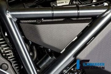 ILMBERGER / イルムバーガーカーボンパーツ アンダーフレームカバー 右 マット Ducati Scrambler &apos;16 | ARR.113.DS15M.K