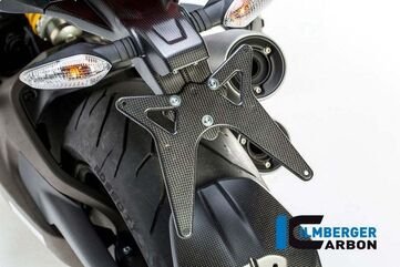 ILMBERGER / イルムバーガーカーボンパーツ ナンバープレートホルダー マット - Ducati Monster 1200/1200 S | NHO.114.D12MM.K