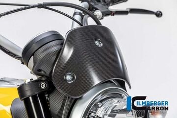 ILMBERGER / イルムバーガーカーボンパーツ ウィンドシールド マット Ducati Scrambler &apos;16 | VEO.109.DS15M.K