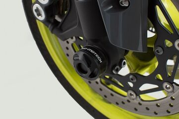 SWモテック / SW-MOTECH フロント アクスルスライダーキット ブラック Yamaha YZF-R1 (15-)