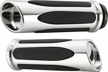 Arlen Ness / アレンネス Deep Cut Comfort Series グリップ クローム | 500-070