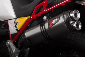 Zard / ザード ステンレス Racing スリップオンマフラー カーボンエンドキャップ付 | ZMG085S10SCR