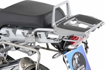 ヘプコ＆ベッカー Alurack (アリュラック) トップケースキャリア シルバー BMW R 1200 GS 2004-2007 | 650649 01 09