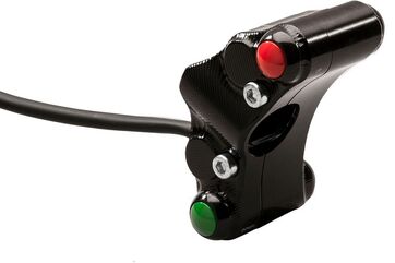 CNC Racing / シーエヌシーレーシング Left handlebar switch - Street use, Black | SWD18B