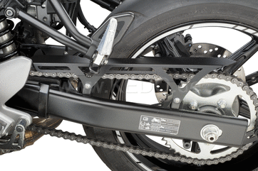 Kedo Competition Chain Guard, black plastic-coated aluminum, including mounting material. | 30727