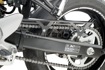 Kedo Competition Chain Guard, black plastic-coated aluminum, including mounting material. | 30727