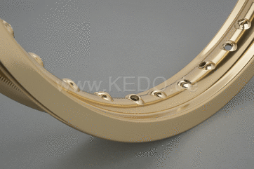 Kedo Replica Aluminum Rim 1.85x18 "Shiny Gold Anodized, Drilled | 10294G
