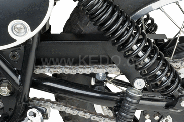 Kedo Mini Chain Guard (. Matt Black Coated, including mounting material Rubbers And Bushings see Item 29,454th) | 30459S