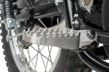 Kedo Toothed and Broadened Footpegs, stainless steel, size approx. 84x45mm, 1 pair | 30900