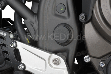 Kedo T700 Frame Cover Caps Plugs, closes the openings of the swing arm mount in the frame, one piece may be needed twice (LH + RH) | 30980