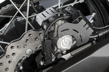 Kedo Protection / Cover for Rear Brake Caliper, 2mm stainless steel black plastic coated | 31060