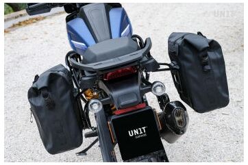 Unitgarage / ユニットガレージ Khali side pannier in TPU + Left Subframe Pan America 1250 | UG001+3304SX