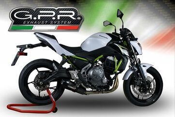 GPR / ジーピーアール Original For Kawasaki Z 650 2017/20 E4 Homologated Full Exhaust Catalized Gp Evo4 Poppy | E4.CO.K.160.CAT.GPAN.PO